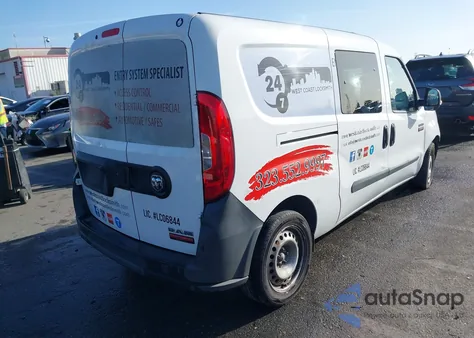 2017 Ram Promaster City Tradesman from USA, damaged, VIN ZFBERFAB0H6G49617